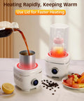 Keep Your Daily Brew Straight Fire Hot Or Perfectly Chilled With This 2 In 1 Electric Mug Warmer And Cooler Stand, featuring ambient light.