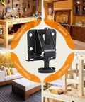 Heavy Duty Leveling Feet And Adjustable Furniture Legs Knock That Wobble Dead Features Hex Key For Built Tough 332 Lbs Industrial Grade Support 8 Pack Black used on workbenches and outdoor furniture.