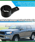 Crankshaft Damper Pulley Holding Tool Half Inch Drive For Toyota 1996 And Later And Lexus 1990 And Later with black construction