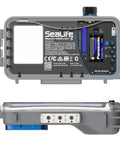 Compact Underwater Smartphone Housing For Diving Up To 100 Feet With Leak Alarms And Easy Camera Controls Waterproof Case For IPhone And Most Android Phones interior and side view