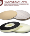 Two Pack 9 Inch Backup Pads With Hook And Loop Backing For Drywall Sanding Discs 150 Grit 15 Disc Set Compatible With Porter Cable