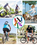 Colorful 100 Piece Bike Brake Cable End Caps Crimps Set For Road And Mountain Bikes Assorted Colors Including Black Green Blue Red Purple Gold Silver Durable Cable End Tips For Quick Adjustments And Repairs, 100 aluminum caps
