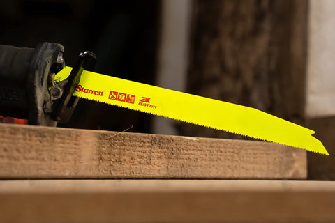 Bi Metal King Cut Fire Rescue And Demolition Reciprocating Saw Blade 6 Inch Length Three Quarter Inch Width 0.35 Inch