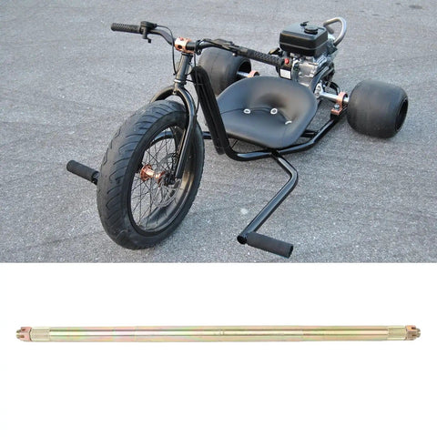 26 Inch 23T Rear Live Axle For Drift Trikes And Go Karts Heavy Duty Steel Alloy Axle For Off Road ATVs And Drift Tricycle Mods Durable 650mm Long Axis