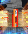 Portable Evaporative Air Cooler And Mobile Water Swamp Fan Built For Indoor Outdoor Use With Energy Efficient Manual Controls, showing temperature contrasts.