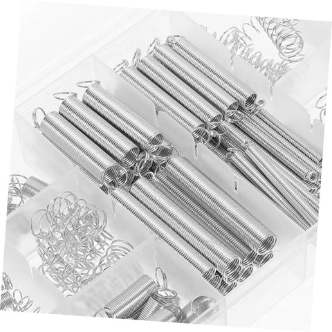 Get That Pro Tool Vibe With These 200 Pcs Assorted Springs Including Compression And Extension Options For DIY Repairs, Home Fixes, Auto Jobs, And Mechanical Tasks A Must Have Portable Hardware Kit Built To Last. steel springs in organizer tray