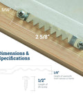 Pack Of 100 Sawtooth Picture Hangers For Frames With Screws Heavy Duty Frame Hanging Hardware dimensions and specifications