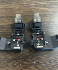 SP03 Sheath Clamp Fiber Holder Chuck Fixture For Fusion Splicers FSM 90R FSM 88R FSM 90S FSM 90S Plus FSM 88S FSM 88S Plus, dual view