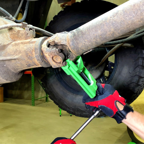 Using Light Duty U Joint Puller For Cars And Trucks Class 1-3 Removal Tool For Drivelines U Joint Press 1/2 In Drive Compatible With Impact Seized Joint Removal 24539 on truck axle