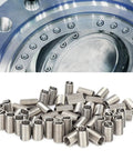 50 Piece Wire Thread Insert Sleeve Kit For M10 X 1.5 Screws Stainless Steel 304 Coiled Inserts Protective Nut And Repair Kit To Beef Up Threads And Prevent Stripped Holes