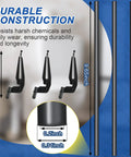 3 Pack Toilet Refill Tube And Clip Replacement Kit For Inside Tank, rubber and plastic, 9.65 inch length product image