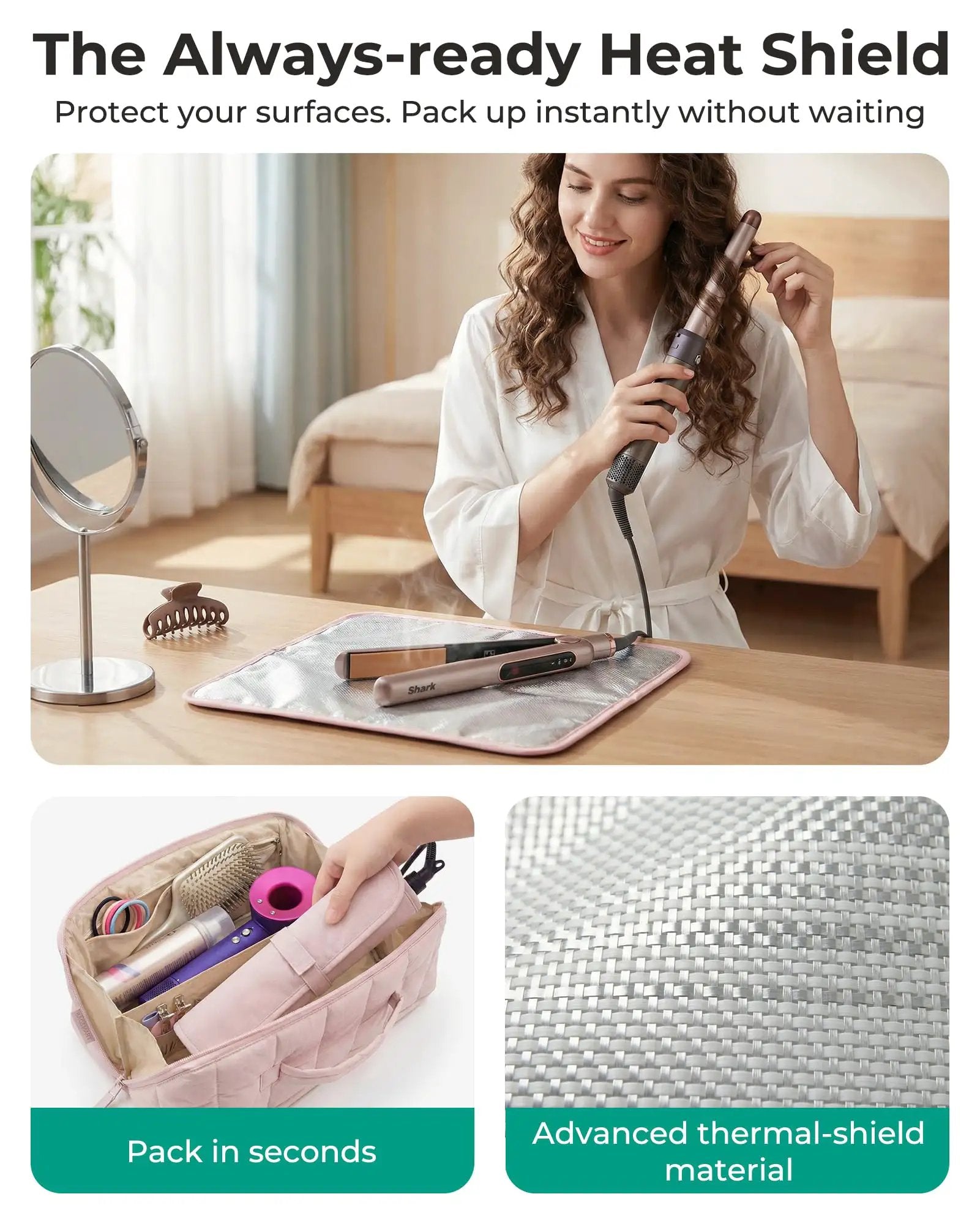 Hair Tool Organizer Travel Case For Dyson ✓