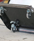 Lincoln 917 Pro Grade 50 To 1 Pneumatic Grease Pump showing roll-around base with wheels