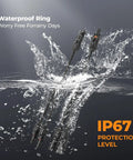 Beefy Solar Panel Y Branch Connector 2 To 1 Splitter Cable submerged, demonstrating IP67 waterproof protection.