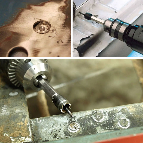 Spot Weld Cutter Set Three Eighth Inch Hole Cutter For Sheet Metal And Auto Body Repair, fast panel separator use on drill
