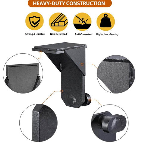 Heavy Duty Shipping Container Jack Lug Leveler 2 Pack, close-up of durable construction and features for easy lifting and leveling