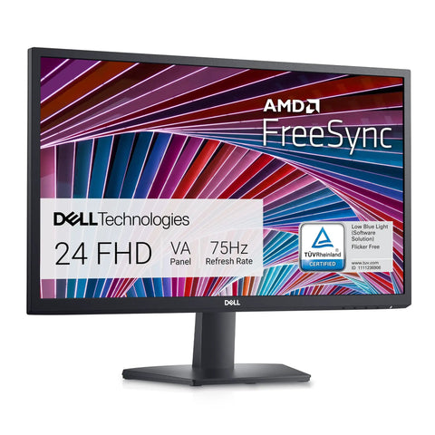 Front view of SE2422HX 24 Inch Full HD Monitor with ComfortView Eye Comfort Blue Light Reduction Anti Glare Screen 75Hz Refresh Rate AMD FreeSync.