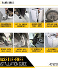Must Have Dryer Repair Kit 4392065 For Whirlpool DIY Fix installation guide with step-by-step photos of belt and pulley replacement