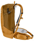 Side view of 30L Ski Tour And Mountaineering Backpack Built For Powder Days With Weatherproof Breathable Fabric Easy Access