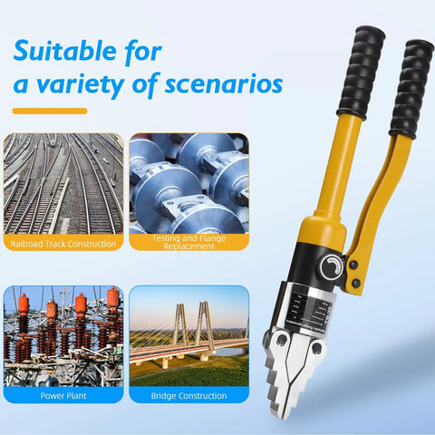 8 Ton Hydraulic Flange Spreader Portable Manual Flange Splitter Tool Alloy Steel Pliers in pipeline scenarios