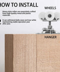 Sliding Door Rollers Replacement Kit For Three Quarter Inch Pocket Doors And Johnson Wheels, top hanger installation guide
