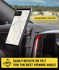 Heavy Duty MagSafe Car Mount And Tablet Holder With Extra Strong Magnets 2.5X Stronger Grip For iPhone 12 And Newer in car