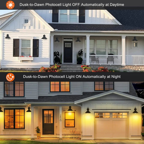 3 Pack Dusk To Dawn Sensor Wall Sconce Outdoor Lighting Set Matte Black Industrial Barn Style Exterior Lights For Patio Porch Doorway Garage Entryway And Backyard Go To Lights
