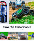 4S 6200mAh LiPo Battery 14.8V 80C High Discharge With Durable Hard Case EC5 Connector used in RC cars and vehicles