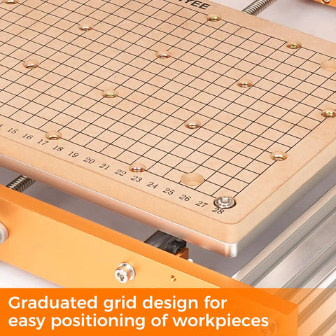Heavy Duty MDF Spoilboard for 3018 Router Machines, Fits 3018 Pro Ultra and 3018 PRO MAX, Graduated grid design