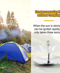 Two Pack Solar Fire Starter Lighters For Camping And Survival Gear That Fire Up Quick With Windproof Waterproof Solar Spark Igniters And Parabolic Mirror