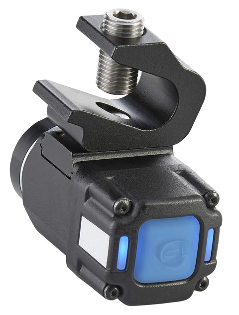 Vantage II 350 Lumen Hands Free Helmet Light with Rear Safety LED Black For Fire, Industrial And Jobsite Use, secure mount