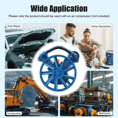 Heavy Duty Air Compressor Pump Head Upgrade 4KW 5.5HP V Type Double Cylinder Piston Motor Replacement Cast Iron Low Noise Fast Inflation 175Psi High Pressure Industrial Grade Reliable Performance