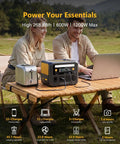 600W Portable Power Station With 268.8Wh Lifepo4 Battery And Pure Sine Wave Output for outdoor use, powering devices while camping.