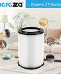 Go-To Universal Replacement Vacuum Filter Kit For Wet Dry Vacs 5-20 Gallon And 6-9 Gallon Models with filter on living room floor