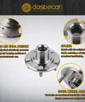 Front Wheel Hub Bearing Assembly For Honda Accord 2008 2012 Crosstour 2010 2015 And Acura TSX 2009 2014 Replaces OE 44600 TA0 A00 SPK006