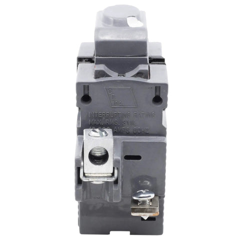 Pushmatic P240 Replacement 2 Pole 40 Amp Circuit Breaker front view, durable construction for safe reliable power protection in panels.