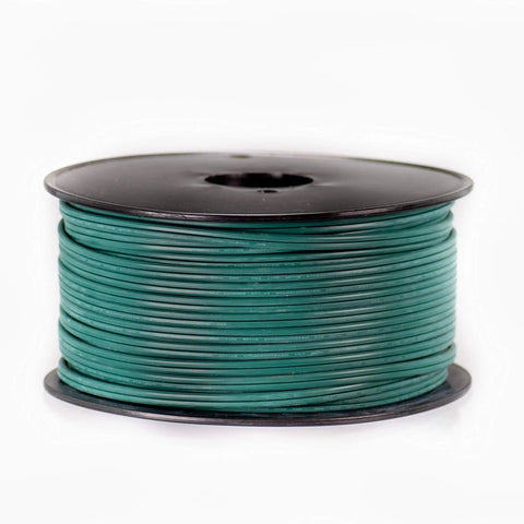 Green SPT-2 Electrical Wire 18 AWG 10 Amps 250 Foot Spool Bulk Blank Wire for Indoor Outdoor Christmas Light Displays DIY