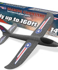Ultra Durable Foam Airplane Toy For Kids That Flies Fast And High Easy To Throw Glider Plane For Epic Outdoor Fun Gift