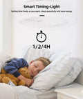 Child sleeping under a 2 In 1 Ceiling Fan With Lights And Remote, 20 Inch No Sweat Low Profile Enclosed Modern Ceiling Fan For Small Rooms
