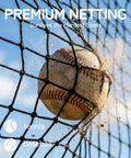 Baseball hitting premium netting showcasing weatherproof durability for 40 Foot Batting Cage With Net And Frame For Baseball Softball Hitting And Pitching Practice Heavy Duty Framed Backyard Training Cage Package Weatherproof Durable Easy Assembly For Quick Setup.