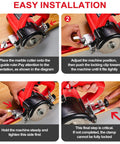 Step-by-step guide to installing Adjustable Aluminum Circular Saw Guide Rail With 360mm Extended Track for precise cuts