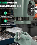1380W Portable Magnetic Drill Press Low Profile Mag Drill Machine With 3/4" Annular Cutter Powerful 680Rpm Steel Job Site Tool for metal drilling with core bit.