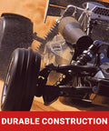 FastEddy bearing kit for Traxxas Slash 2WD RC car; side view of front wheel suspension with ceramic sealed bearings