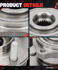 Rear Wheel Hub And Bearing Assembly For 5 Lug Cars Fits Chrysler 300 2005 2009 Dodge Charger 2006 2008 2009 Magnum 2005 2008 With 27 Spline Direct Fit Replacement 512301 product details