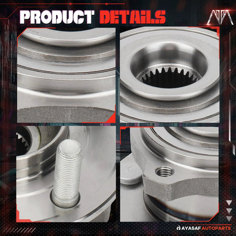 Rear Wheel Hub And Bearing Assembly For 5 Lug Cars Fits Chrysler 300 2005 2009 Dodge Charger 2006 2008 2009 Magnum 2005 2008 With 27 Spline Direct Fit Replacement 512301 product details