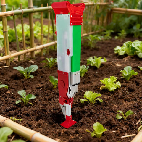 Effortless Handheld Seed Planter That Lets You Stand Up And Seed Adjustable Slots For 1 To 3 Seeds Per Drop Interchangeable Molds