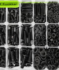 Ridiculously Complete Metric Fastener Kit With 1485 Pieces Of M3 M4 M5 M6 Nuts And Bolts, Flat Head Hex Socket Screws