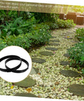 Circular Patio Paving Mold 13.58 Inch Reusable Plastic Stepping Stone DIY Garden Path Maker Easy To Use Durable Concrete Paver