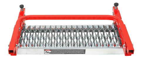 Heavy Duty Tire Step For Trucks And SUVs, 300 Lb Capacity, Non Slip Cheese Grater Steel Surface, front view