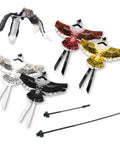 Decoy Topper Combo Pack For Calls And Electronic Decoys Includes Two Red Yellow Reversible Bird Toppers And One Black White Topper Set